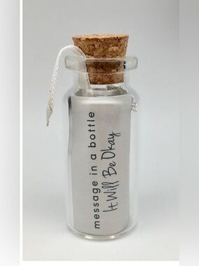 Message in a Bottle Necklace - Never Give Up